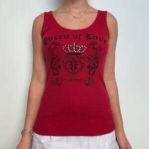 Vertigo Paris Red “Queen of Love” Tank Top